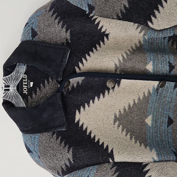 Jofeld‎ vintage southwestern wool coat size large - Picture 2 of 16